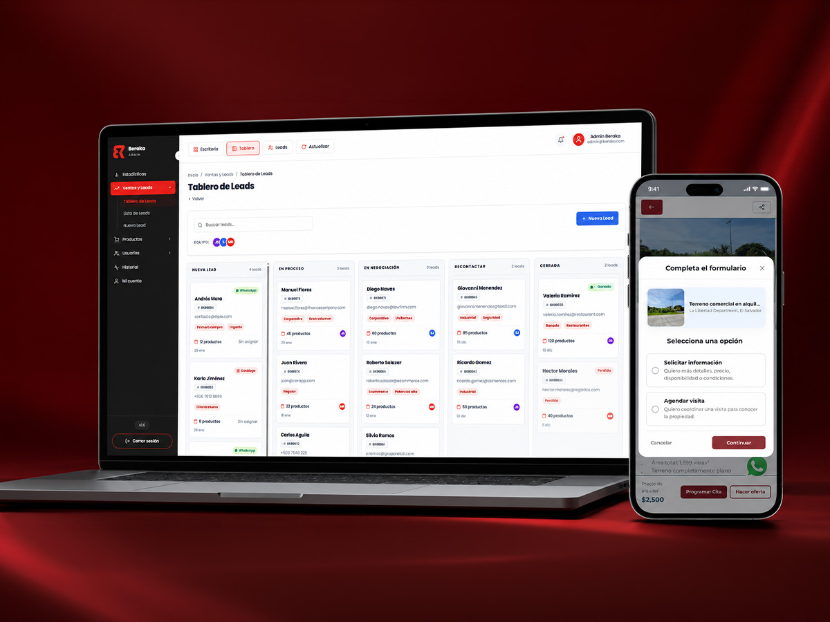 CRM y seguimiento de leads